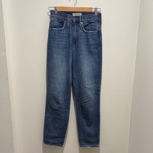 Madewell Women's Mom Jean Size 23 Medium Wash
